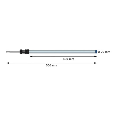 Bosch EXPERT SDS Clean plus-8X Marteau perforateur, 20 x 400 x 550 mm