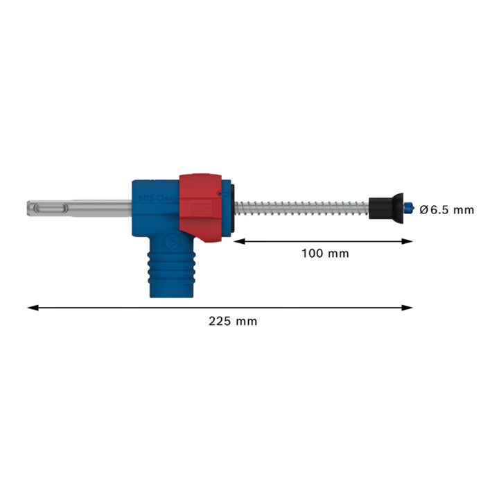 Bosch EXPERT SDS Clean plus-8X Set de forets à percussion 6,5 x 100 x 225 mm