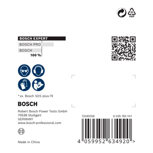 Bosch EXPERT SDS Clean plus Anschluss für Hammerbohrer