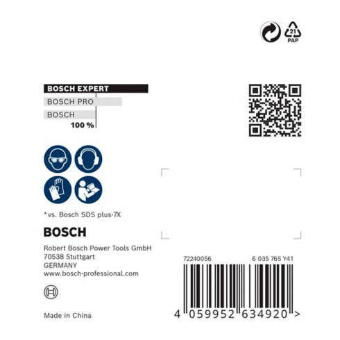 Bosch EXPERT SDS Clean plus Anschluss für Hammerbohrer