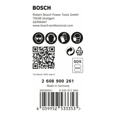 Bosch EXPERT SDS max-8X hamerboor 16 x 200 x 340mm voor boorhamers