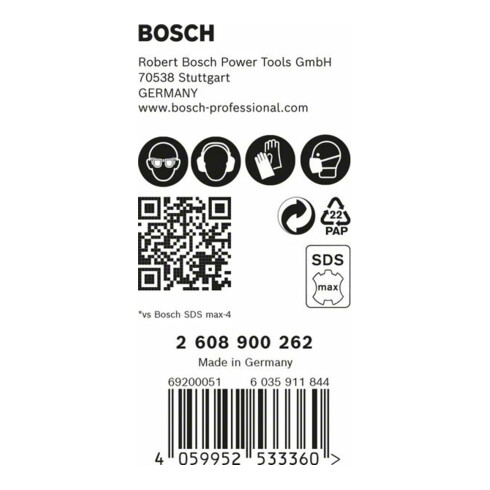 Bosch EXPERT SDS max-8X hamerboor 16 x 400 x 540mm voor boorhamers