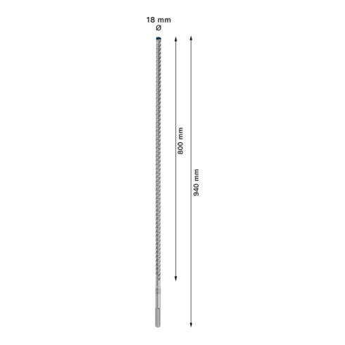 Bosch EXPERT SDS max-8X hamerboor 18 x 800 x 940mm voor boorhamers