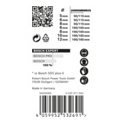 Bosch EXPERT SDS plus-7X hamerboren set 5/6/6/8/10/12mm 7 st. voor boorhamers