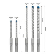 Bosch EXPERT SDS plus-7X Jeu de forets marteau 5/6/6/8/10mm 5 pièces pour marteaux perforateurs-4
