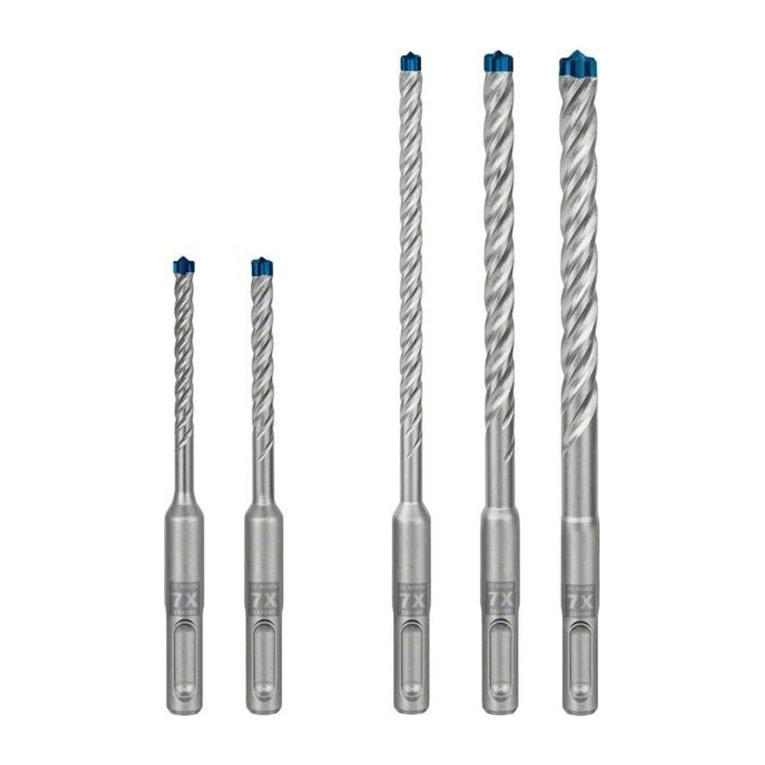 Bosch EXPERT SDS plus-7X Jeu de forets marteau 5/6/6/8/10mm 5 pièces pour marteaux perforateurs