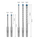 Bosch EXPERT SDS plus-7X Jeu de forets marteau 5/6/6/8/10mm 5 pièces pour marteaux perforateurs-4