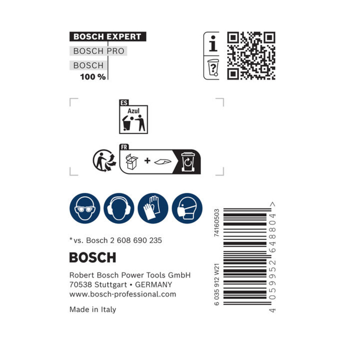 Bosch EXPERT SDS plus-8C puntbeitel, 400 mm, 10-dlg.