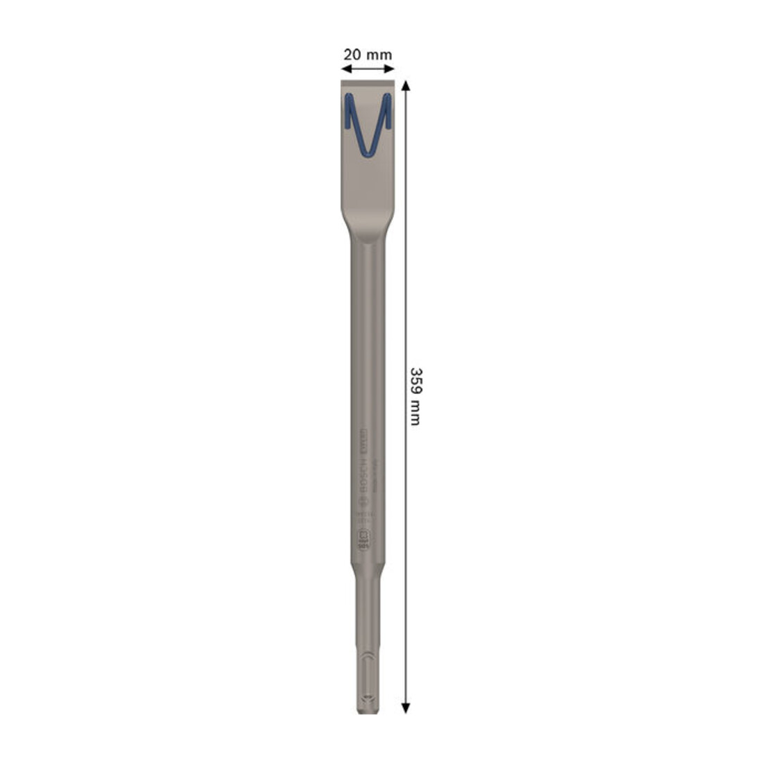 Bosch EXPERT SDS plus-8C Scalpello piatto, 20 x 250 mm, 5 pezzi