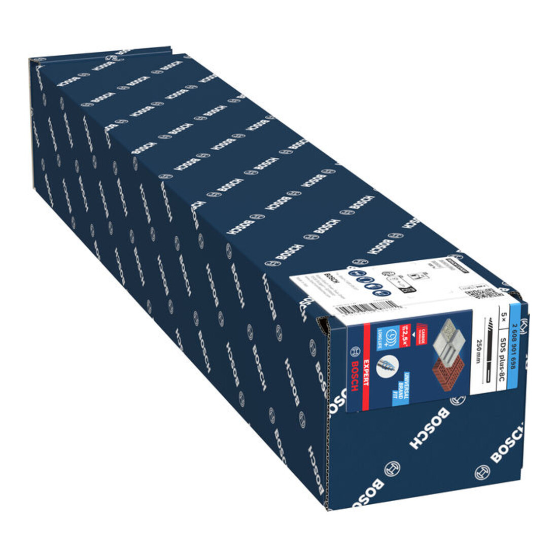 Bosch EXPERT SDS plus-8C Spitzmeißel, 40 x 250 mm, 5 -tlg.