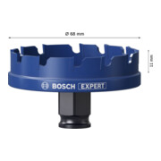 Bosch EXPERT Sega a tazza Power Change Plus per lamiera, 68 x 5 mm-4