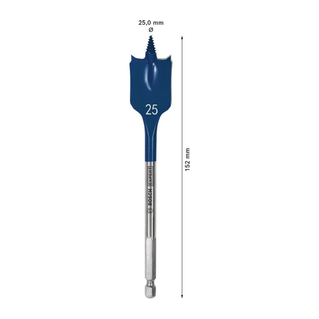 Bosch EXPERT Self Cut Speed Flachfräsbohrer, 25 x 152 mm