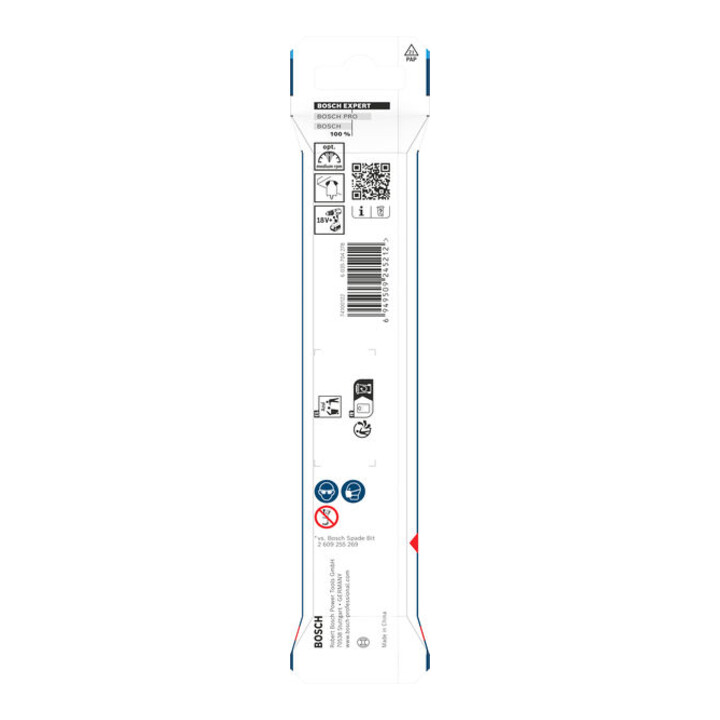 Bosch EXPERT Self Cut Speed Flachfräsbohrer, 25 x 152 mm
