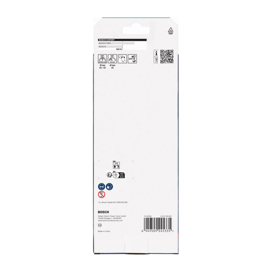 Bosch EXPERT Self Cut Speed Flachfräsbohrer-Set, 16-32mm + Verlängerung 152 mm, 7?tlg.