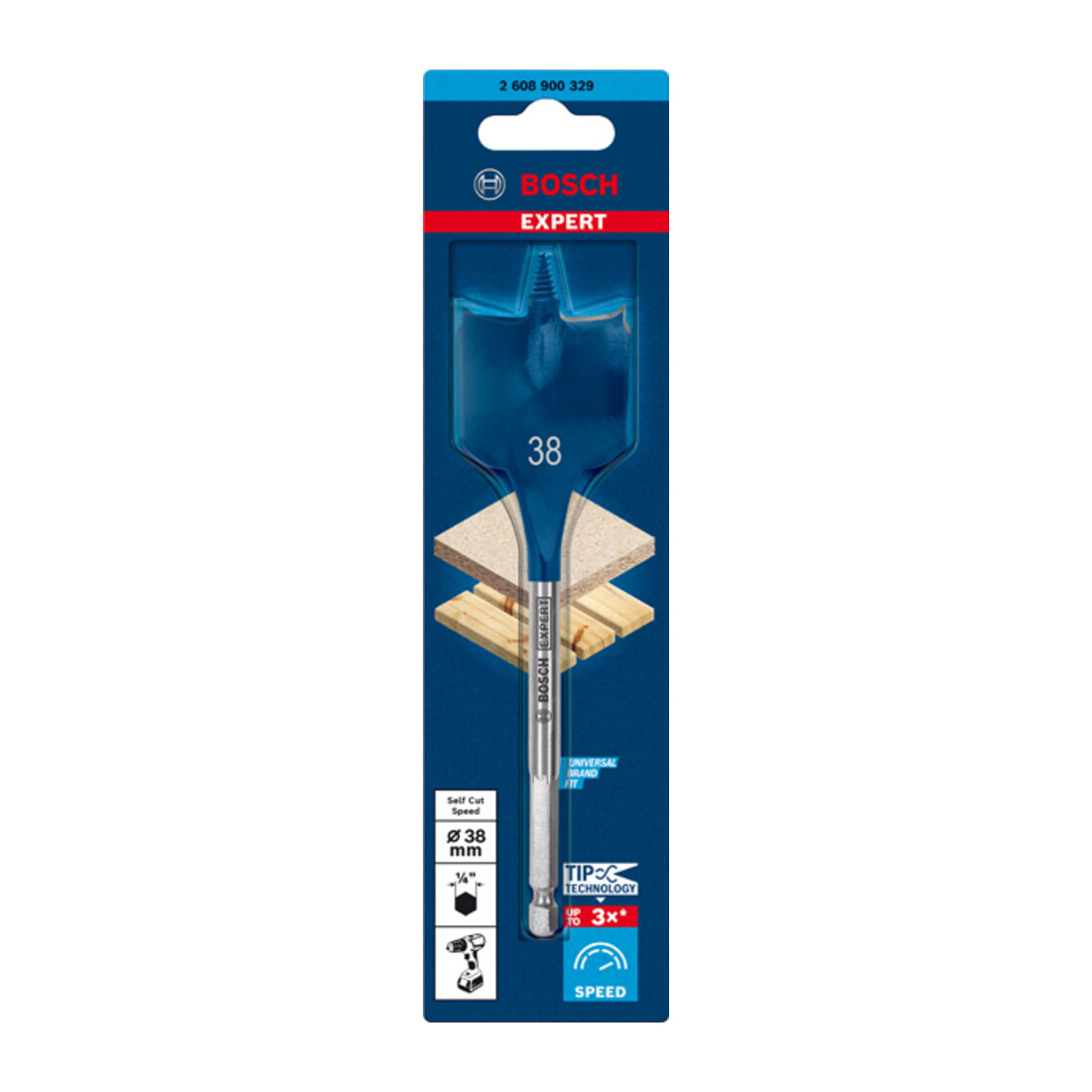 Bosch EXPERT SelfCut Speed Flachfräsbohrer