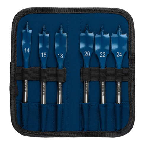 Bosch EXPERT SelfCut Speed Flachfräsbohrer-Set 14/16/18/20/22/24mm 6-tlg. für Dreh- und Schlagbohrer