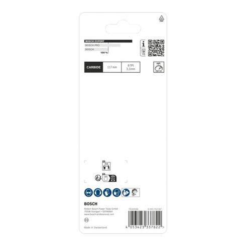 Bosch EXPERT Set 3 lame seghetto alternativo T301CHM per plastiche composite