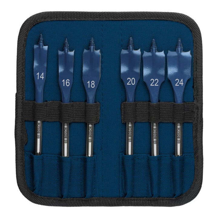 Bosch EXPERT Set de fraises plates Self Cut Speed, 14/16/18/20/22/25/24/32, 6 pièces