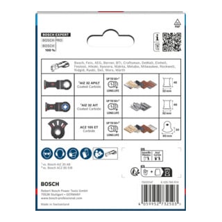 Bosch EXPERT Set de lames de scie Starlock, 3 pcs