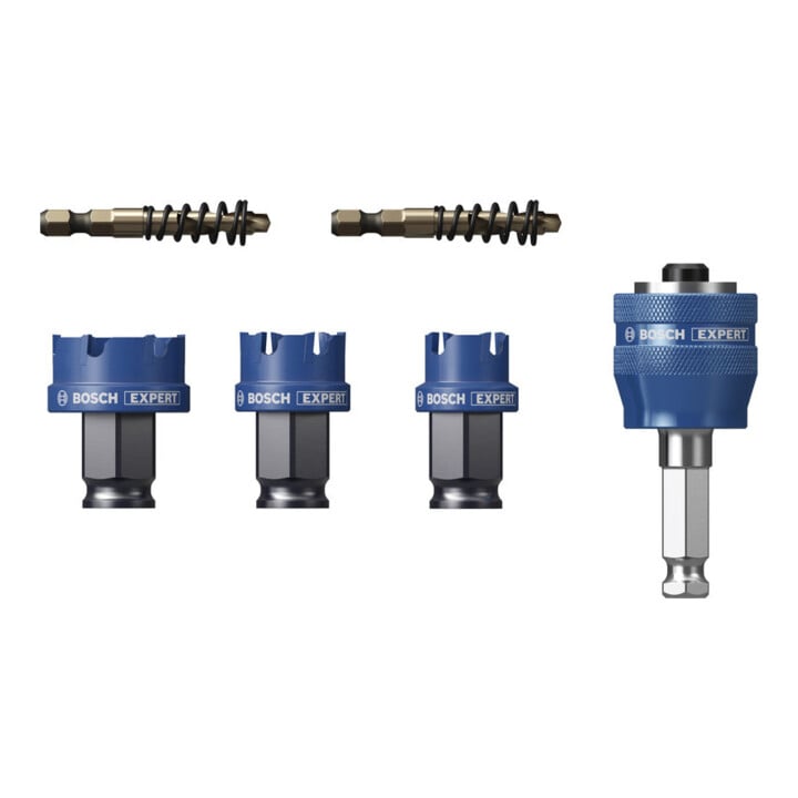 Bosch EXPERT Set de scies-cloches Power Change Plus pour tôle, 22; 25; 32 x 5 mm, 6 pièces