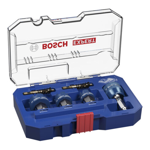 Bosch EXPERT Set de scies-cloches Power Change Plus pour tôle, 22; 25; 32 x 5 mm, 6 pièces