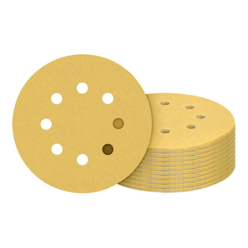 Bosch EXPERT Set dischi abrasivi C470, 125 mm, K60|80|120|180|240, 50 pz. Starter Pack