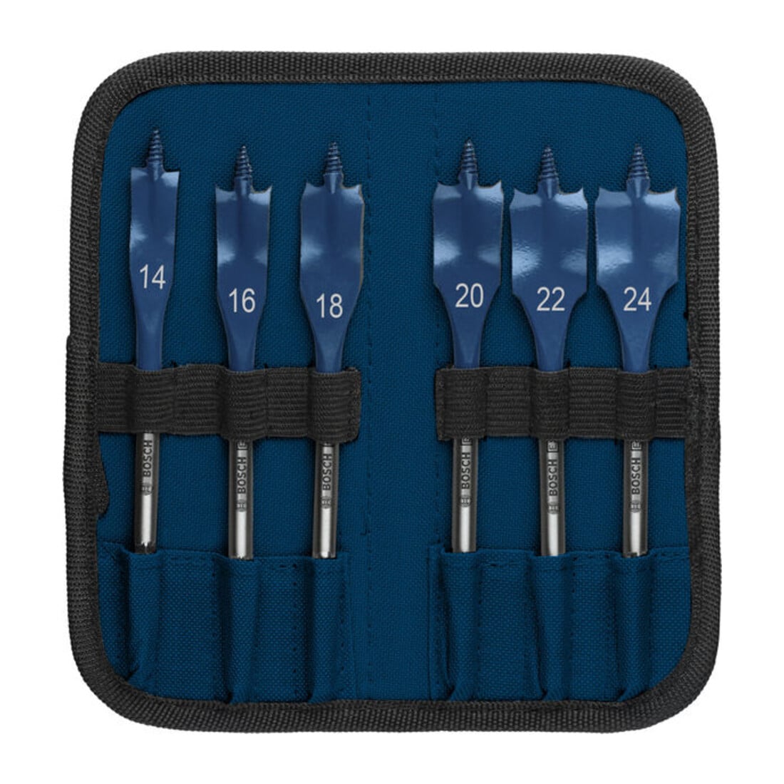 Bosch EXPERT Set punte fresatura piatta Self Cut Speed, 14/16/18/20/22/25/24/32, 6 pezzi