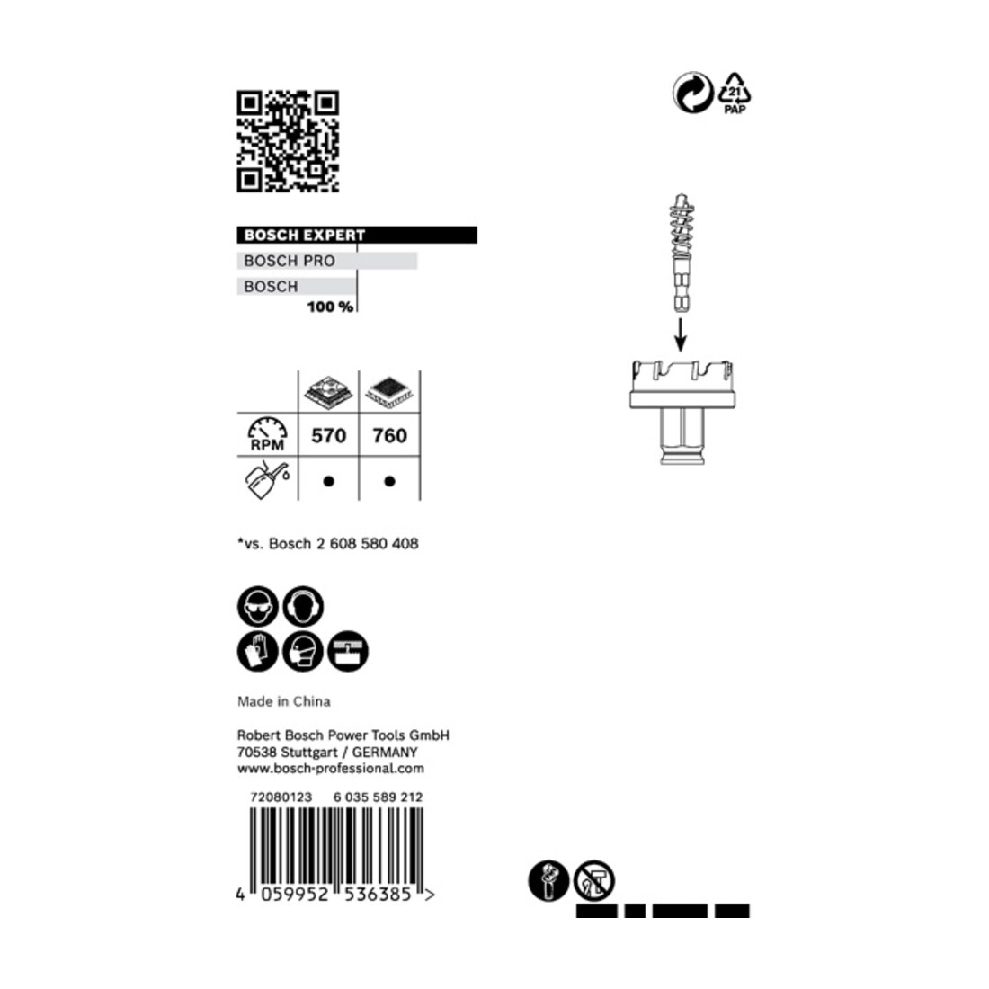 Bosch EXPERT Sheet Metal Lochsäge