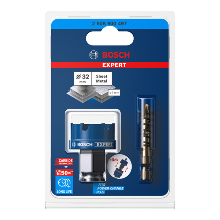 Bosch EXPERT Sheet Metal Lochsäge 32 x 40mm für Dreh- und Schlagbohrer
