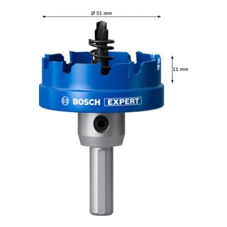 Bosch EXPERT Sheet Metal Lochsäge für Stahlblech 51 mm