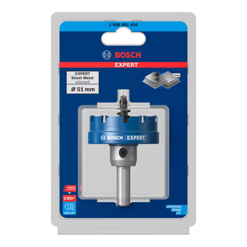 Bosch EXPERT Sheet Metal Lochsäge für Stahlblech 51 mm