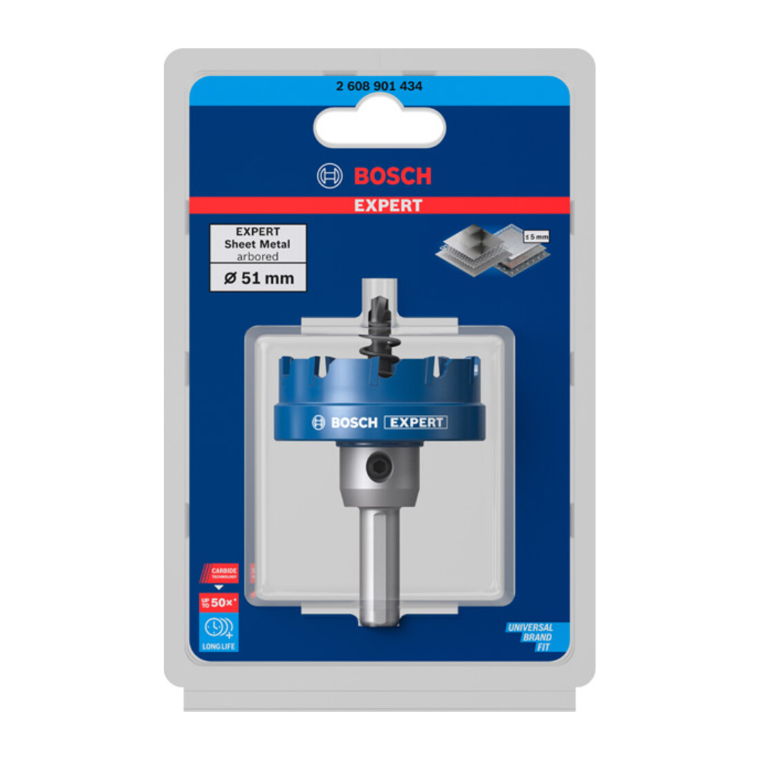 Bosch EXPERT Sheet Metal Lochsäge für Stahlblech 51 mm