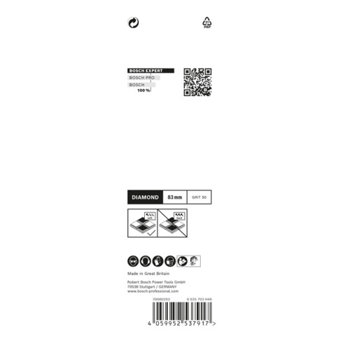 Bosch EXPERT Soft Tile Clean T 150 RD decoupeerzaagblad 3 stuks voor decoupeerzagen