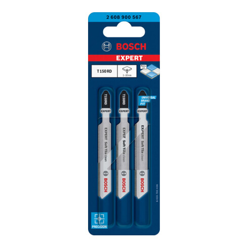 Bosch EXPERT Soft Tile Clean T 150 RD Stichsägeblatt 3 Stück für Stichsägen