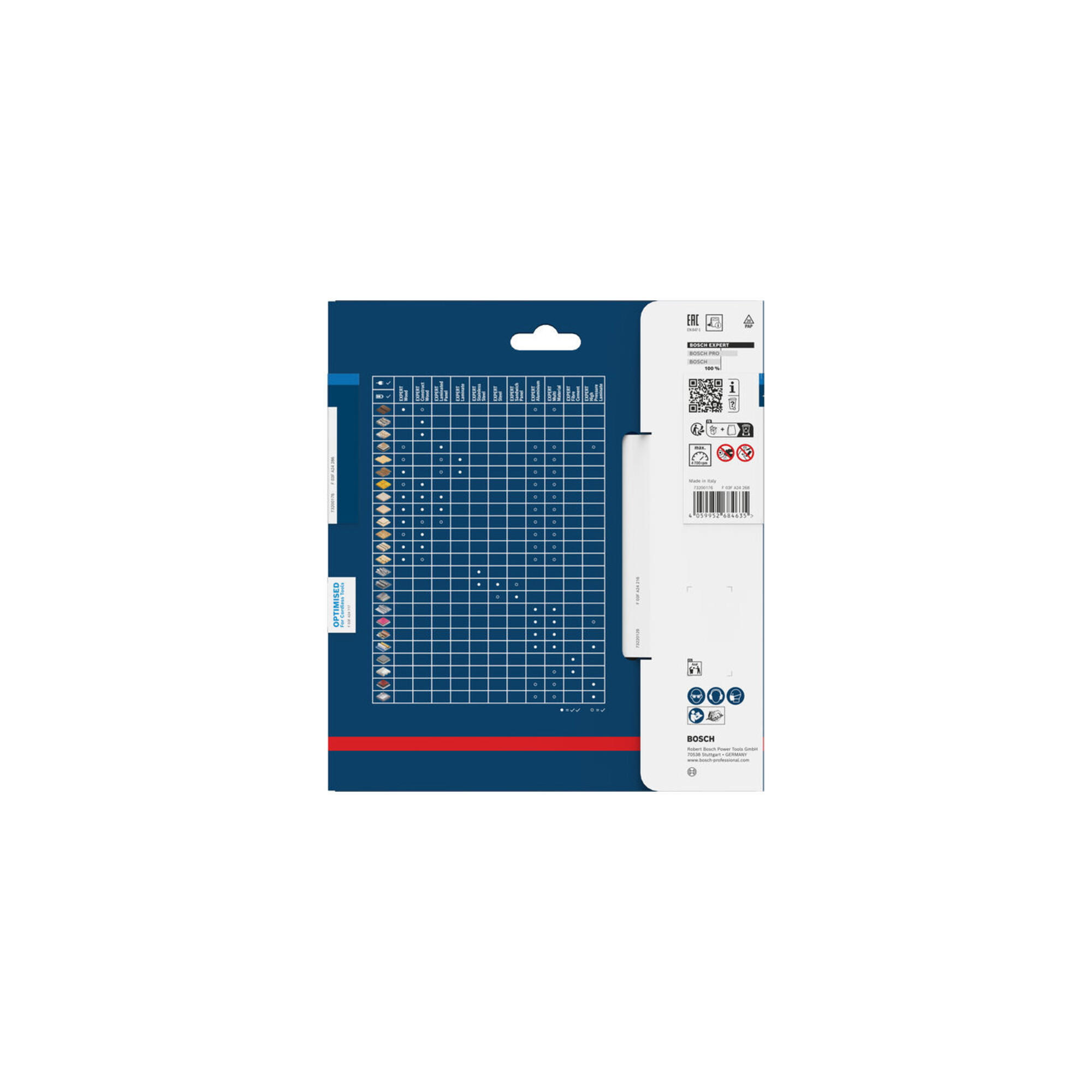BOSCH EXPERT Stainless Steel Kreissägeblatt, 160x20 mm, Z40