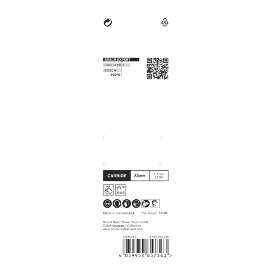 Bosch EXPERT Stainless Steel Stichsägeblatt, Für Stichsägen