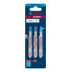 Bosch EXPERT Stainless Steel T 118 AHM Stichsägeblatt 3 Stück für Stichsägen