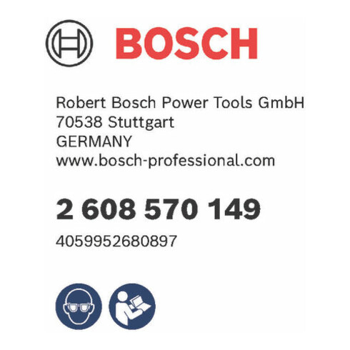 Bosch EXPERT Standard Pressbacke, M35