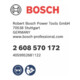 Bosch EXPERT Standard Pressbacke, TH14-4