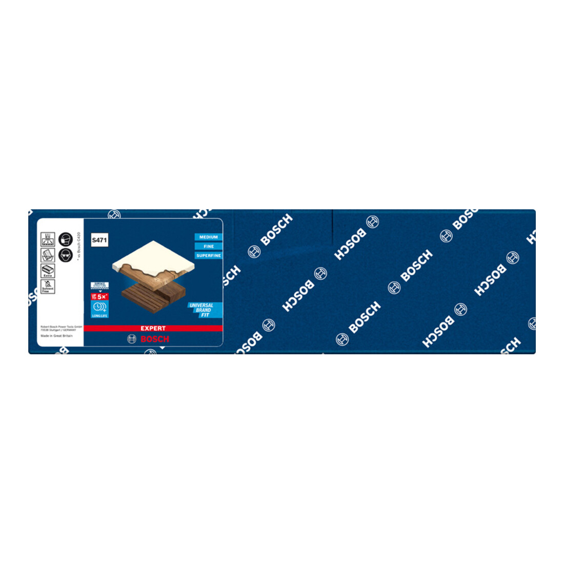 Bloc de ponçage en mousse Bosch EXPERT Standard S471