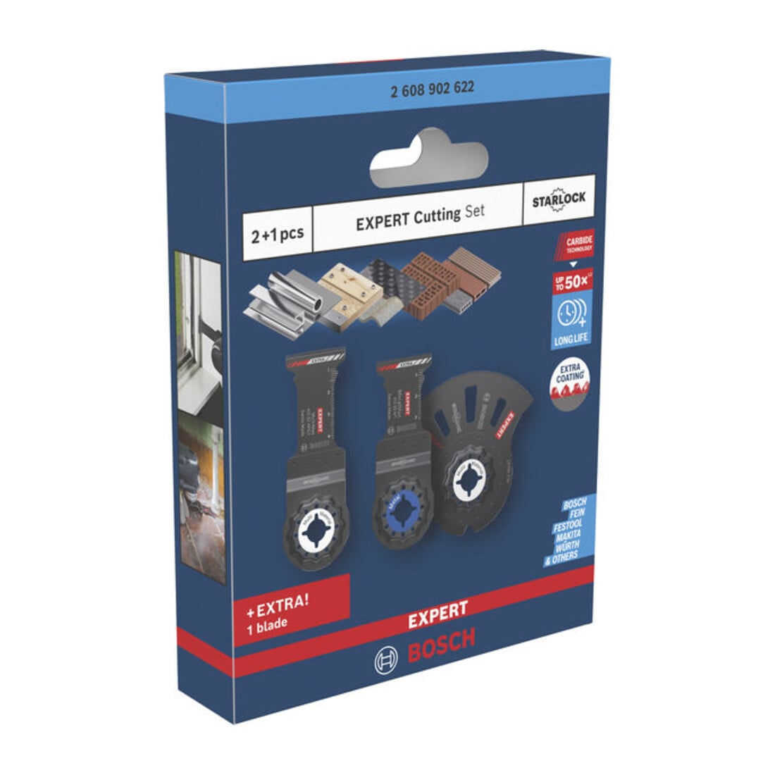 Bosch EXPERT Starlock Sägeblatt Set, 3-tlg.