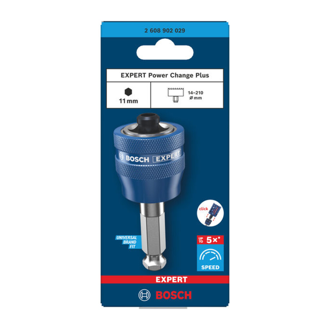 Bosch EXPERT Support de fixation Power Change Plus, tige hexagonale 11 mm