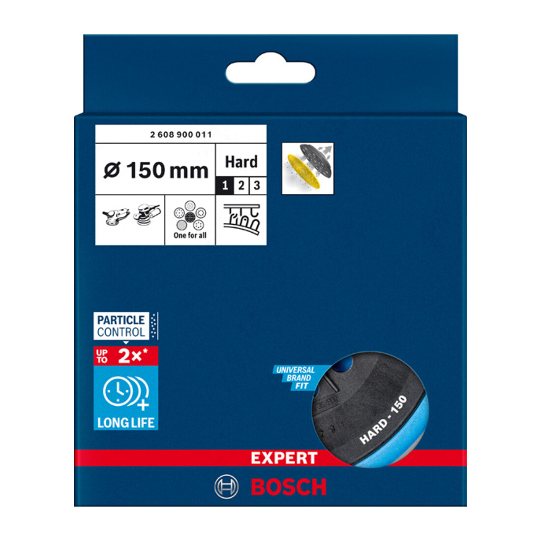 Bosch Expert Support multitrous pour Bosch, 150 mm, dur