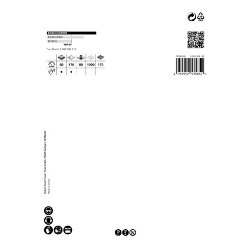 Bosch EXPERT Tough Material gatenzaag 102 x 60 mm voor rotatie- en percussieboormachines