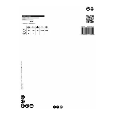 Bosch EXPERT Tough Material Lochsäge 105 x 60mm für Dreh- und Schlagbohrer