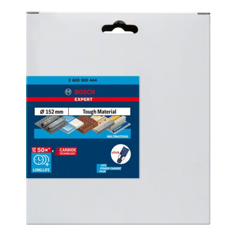 Bosch EXPERT Tough Material Lochsäge 152 x 60mm für Dreh- und Schlagbohrer