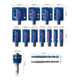 Bosch EXPERT Tough Material Lochsäge-Set 20/22/25/32/35/40/44/51/60/64/76mm 14-tlg. für Dreh- und Schlagbohrer