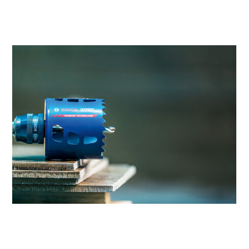 Bosch EXPERT Tough Material Lochsäge-Set 20/22/25/32/35/40/44/51/60/68/76mm 14-tlg. für Dreh- und Schlagbohrer