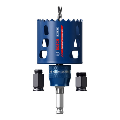 Bosch EXPERT Tough Material Lochsäge-Starter-Set 68 x 60mm für Dreh- und Schlagbohrer