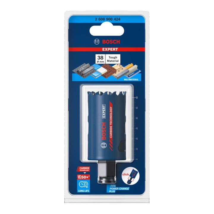 Bosch Expert Tough Material scie cloche, 38 x 60 mm